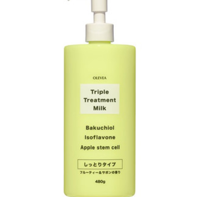 Olevea Triple Treatment Milk 480g - Fruity Citrus & Soap scent