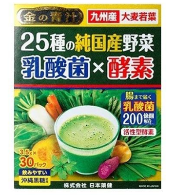 Nihon Yakken Barley grass Lactic Acid Bacteria x Enzyme 30 sticks