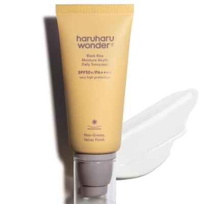 Haruharu wonder black rice Moisture Airyfit daily sunscreen SPF50 50ml