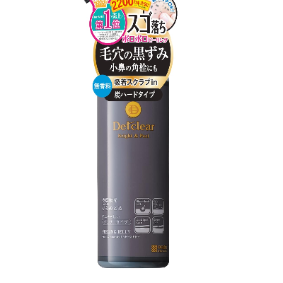 Meishoku DET Clear Peeling Jelly Charcoal Type Unscented 180ml